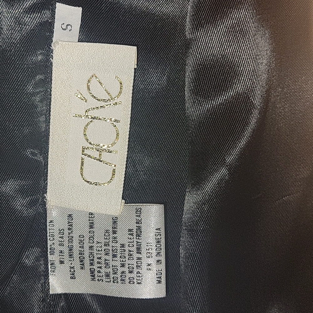 Cache Beaded Button-Down Vest - image 5